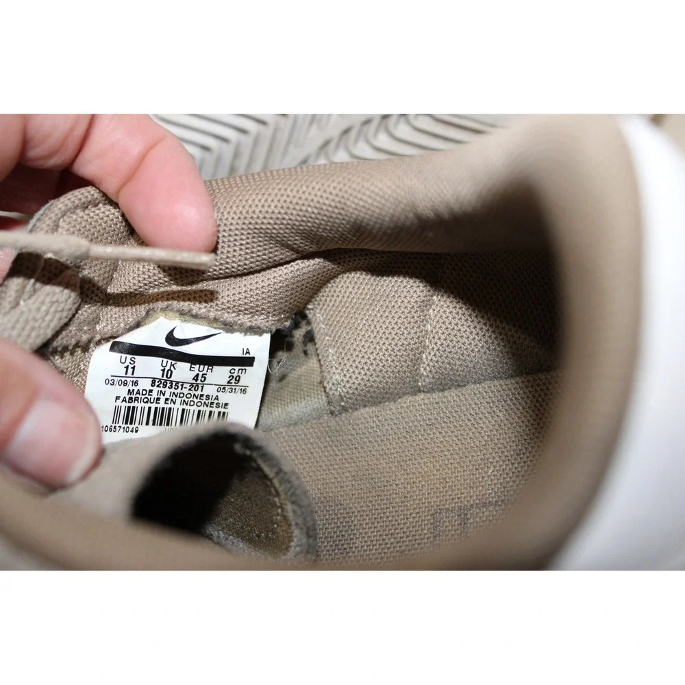 Nike Tennis Classic CS Suede Mens 11 Gray Taupe Sneakers‎ Retro Court
